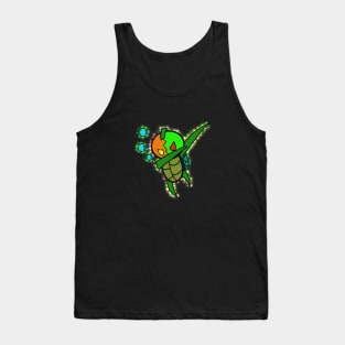 Dabbing Jack O Lantern Sea Turtle Halloween Trick Or Treat Tank Top